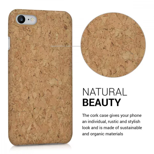 Pouzdro pro Apple iPhone 8 / iPhone 7 / iPhone SE 2, Cork, Hnědá, 39465.24