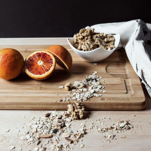 Bambusový kuchyňský sekáček, 35 x 23,5 x 1,8 cm, 39539