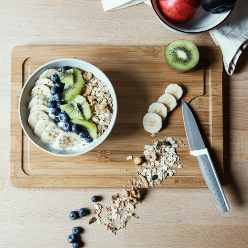 Bambusový kuchyňský sekáček, 35 x 23,5 x 1,8 cm, 39539