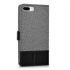 Pouzdro pro Apple iPhone 8 Plus / iPhone 7 Plus, textilní, šedé, 39496.22