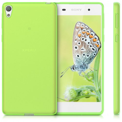 Kryt pro Sony Xperia E5, silikonový, zelený, 40243.07