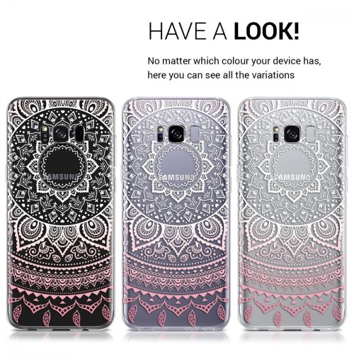 Pouzdro pro Samsung Galaxy S8 Plus, silikonové, růžové, 40995.05