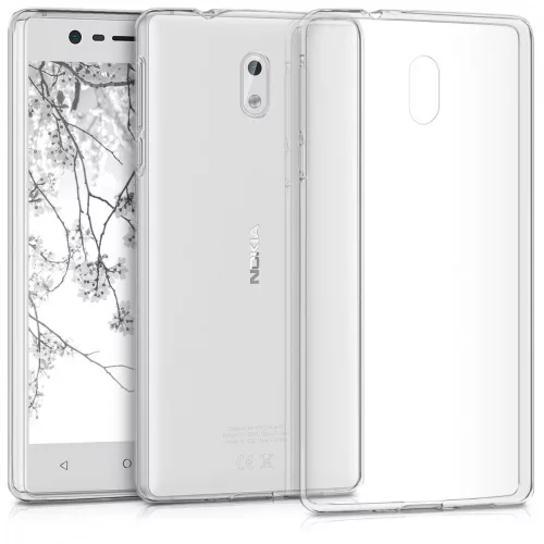 Kryt pro Nokia 3, silikonový, průhledný, 41106.03