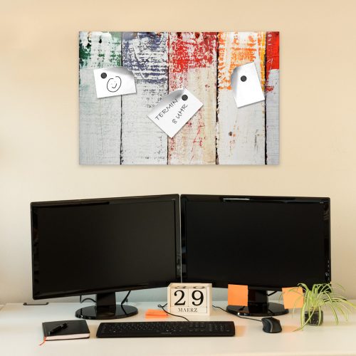 Navaris magnetická tabule, MDF, 60 x 40 cm, popisovač, magnety, 41129