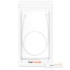 Řemínek pro sluchátka Apple AirPods 3/AirPods 2/AirPods Pro, Kwmobile, bílý, silikon, 41313.02