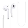 Řemínek pro sluchátka Apple AirPods 3/AirPods 2/AirPods Pro, Kwmobile, bílý, silikon, 41313.02