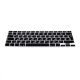 Kryt klávesnice pro Apple MacBook Air 13''/MacBook Pro Retina 13''-15'' (do poloviny roku 2016), Kwmobile, černý, silikon, 41431.01