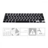 Kryt klávesnice pro Apple MacBook Air 13''/MacBook Pro Retina 13''-15'' (do poloviny roku 2016), Kwmobile, černý, silikon, 41431.01