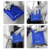 Sada 2 gelových obkladů 28 x 13 cm pro horké/studené použití, Kwmobile, Modrá, Polyester, 41360