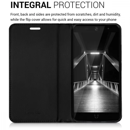 Obal pro Wileyfox Swift 2, Eko kůže, Černý, 41643.01