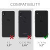 Pouzdro pro BQ Aquaris X / Aquaris X Pro, textilní, šedé, 41833.01