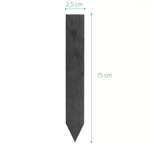 Sada 10 ks břidlicových zahradních štítků Navaris na rostliny, 42174