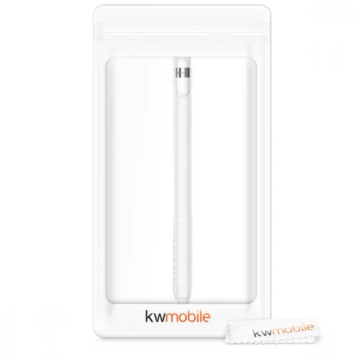 Ochranný kryt pro Apple Pencil (1. Gen), Kwmobile, Bílý, Silikon, 42271.02