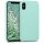 Pouzdro pro Apple iPhone X / iPhone XS, silikonové, zelené, 42495.71