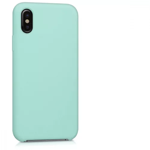 Pouzdro pro Apple iPhone X / iPhone XS, silikonové, zelené, 42495.71