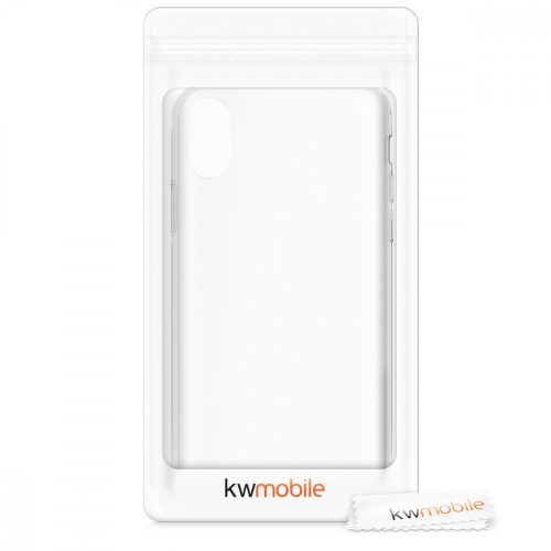 Pouzdro pro Apple iPhone X / iPhone XS, silikonové, průhledné, 42500.03