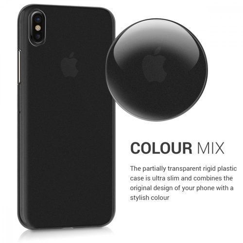 Kryt Kwmobile pro Apple iPhone X/iPhone XS, plastový, černý, 42506.01