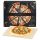 Piatra de pizza Navaris, 30x38 cm, rezistenta pana la 800°C, 42561