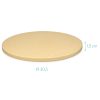 Piatra de pizza rotunda Navaris, 30,5 cm, din cordierite, rezistenta pana la 800°C, 42560