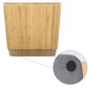 Suport cutite magnetic Navaris din bambus, 27,7x27,5x12 cm, 42543