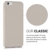 Pouzdro pro Apple iPhone 6 / iPhone 6s, silikonové, béžové, 35176.11