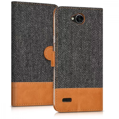 Pouzdro pro LG X Power 2, Textil, Hnědá, 41196.02