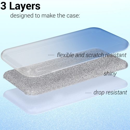 Pouzdro pro Samsung Galaxy A3 (2017), silikonové, modré, 42736.01