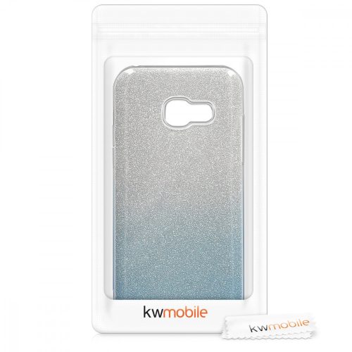 Pouzdro pro Samsung Galaxy A3 (2017), silikonové, modré, 42736.01