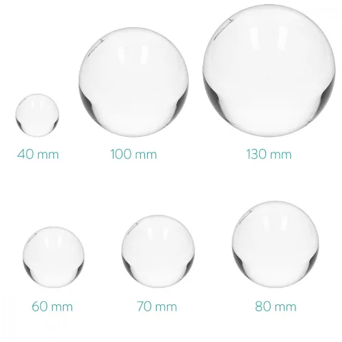 Navaris sportovní skleněná koule na fotografie/dekoraci, 60 mm, 42862