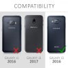 Pouzdro pro Samsung Galaxy J3 (2017), silikonové, modré, 42417.64