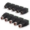 Sada 5 audio/video adaptérů s RCA matkou a otcem, Kwmobile, černá/zelená, plast, 42949