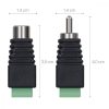 Sada 5 audio/video adaptérů s RCA matkou a otcem, Kwmobile, černá/zelená, plast, 42949