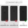 Pouzdro pro BQ Aquaris X / Aquaris X Pro, silikonové, černé, 43046.47