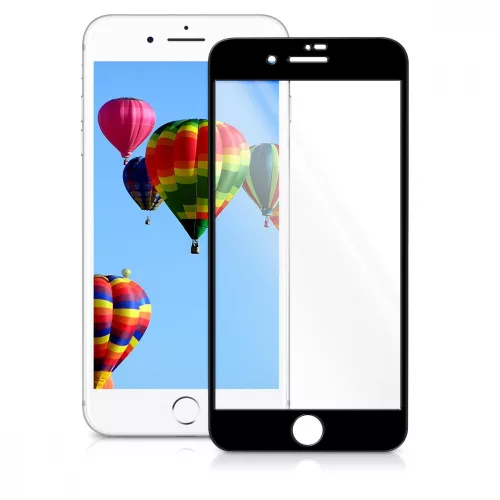 Ochranná fólie pro Apple iPhone 8 Plus, kalibr, přední, černá, 43286.01