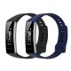 Sada 2 popruhů pro Huawei Band 2 / Band 2 Pro, kwmobile, silikon, modrá / černá, 43318.01