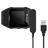 Napájecí kabel pro Polar V800, kwmobile, silikonový, černý, 43379.01