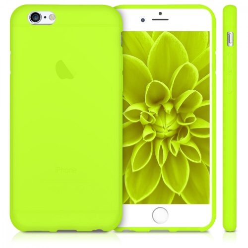 Pouzdro pro Apple iPhone 6 / iPhone 6s, silikonové, žluté, 43410.75