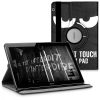 360° kryt na tablet Huawei MediaPad T3 10, Kwmobile, Black/White, Ekologická kůže, 43414.01