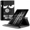 360° kryt na tablet Huawei MediaPad T3 10, Kwmobile, Black/White, Ekologická kůže, 43414.01