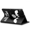 360° kryt na tablet Huawei MediaPad T3 10, Kwmobile, Black/White, Ekologická kůže, 43414.01