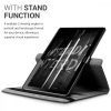360° kryt na tablet Huawei MediaPad T3 10, Kwmobile, Black/White, Ekologická kůže, 43414.01