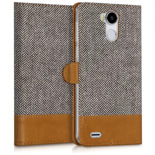 Pouzdro pro Blackview R6, Textile, Hnědá, 41650.02