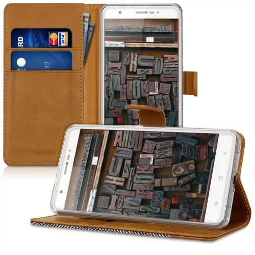 Pouzdro pro Blackview R6, Textile, Hnědá, 41650.02