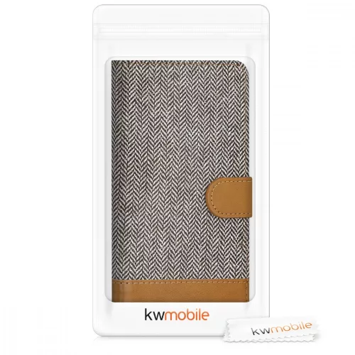 Pouzdro pro Blackview R6, Textile, Hnědá, 41650.02