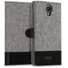Pouzdro pro Wiko Harry, textilní, šedé, 43509.22