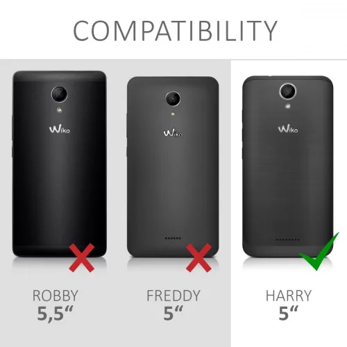 Pouzdro pro Wiko Harry, textilní, šedé, 43509.22