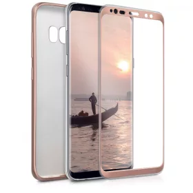   Pouzdro pro Samsung Galaxy S8 Plus, silikonové, růžové, 42755.31