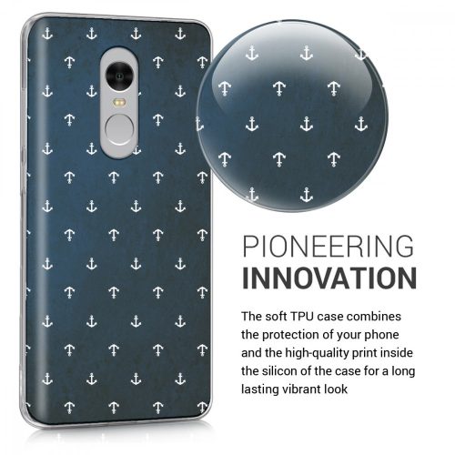 Kryt pro Xiaomi Redmi Note 4, silikonový, modrý, 43581.01