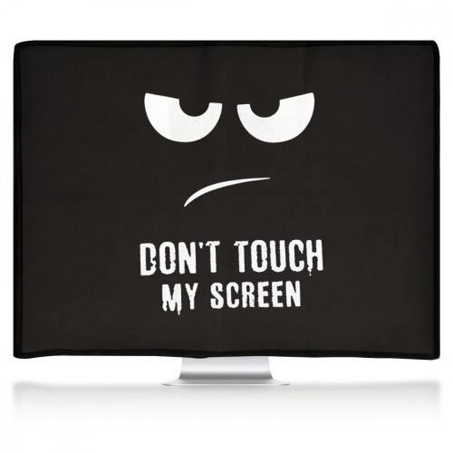 Kryt pro 20-22palcový monitor, Kwmobile, Černobílý, Textil, 43617.01