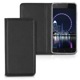   Pouzdro pro Blackview A7, Ekologická kůže, Černá, 43715.01